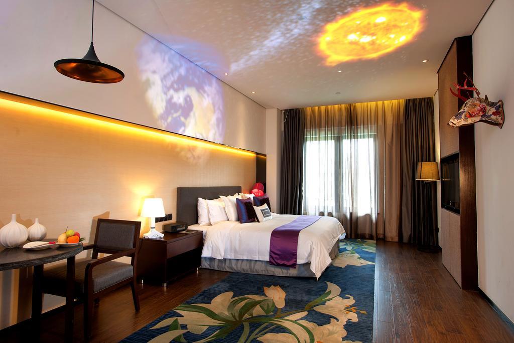 Smart Hero Club Hotell Xiamen Rum bild